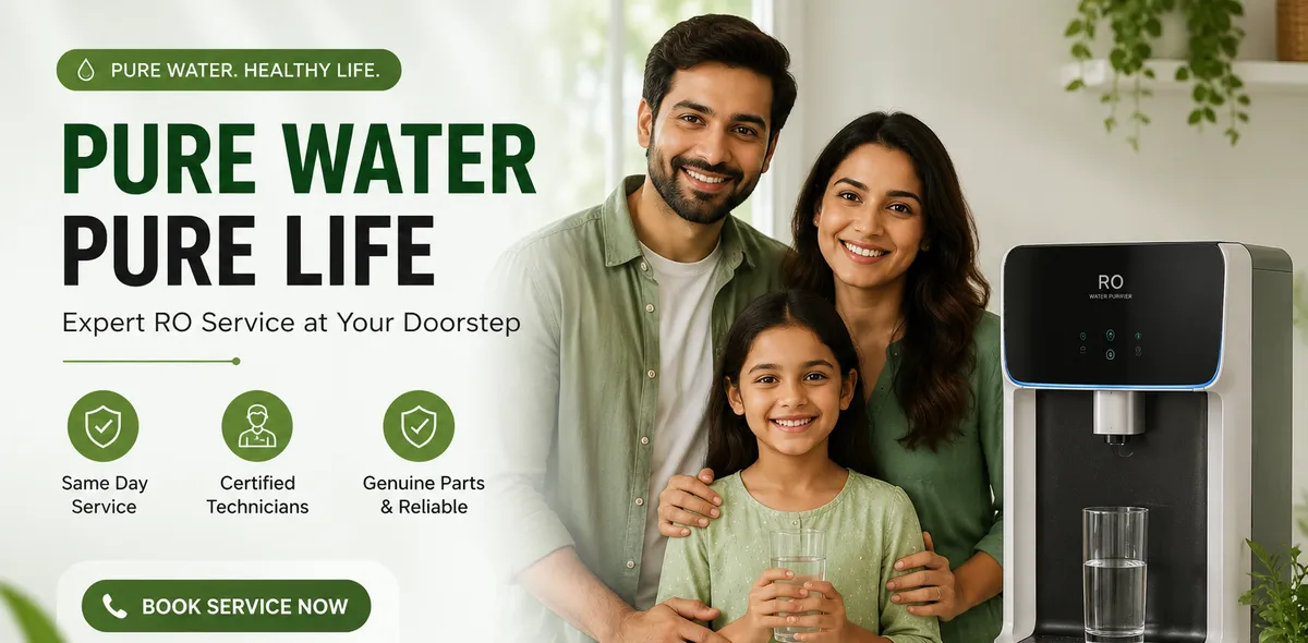 Same-day RO service, repair & installation across India